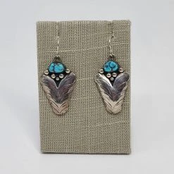 The Sparkling Spur Kingman Turquoise Dangle Earrings