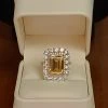 The Sparkling Spur New Arrivals Yellow Moissanite Lab Diamond