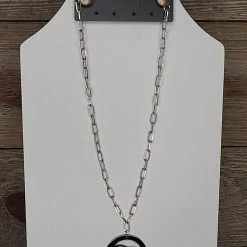 The Sparkling Spur The Charlie Necklace Black/Silver