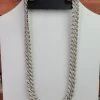 The Sparkling Spur 22" Cuban Link CZ Diamond Necklace