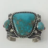 Silver Creations From The Southwest By Gundi Jewelry Turquoise & Red Coral Cuff