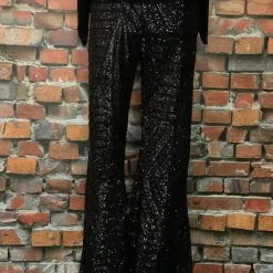 Girl On A Vine TIFFIANY'S CLOSET Sheer Sequin Pant With A Flare!