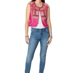 Double D Ranch - Folk Foray Collection Vests Festival Of Colors Vest
