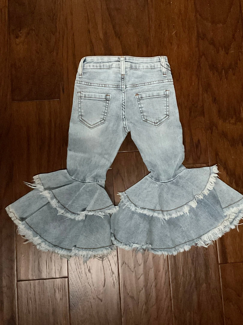 Deals โ M.L. Kids Bell Bottom ๐ Jeans Kids Of A King ๐ 5 M.L. Kids Bell Bottom Jeans Kids Of A King