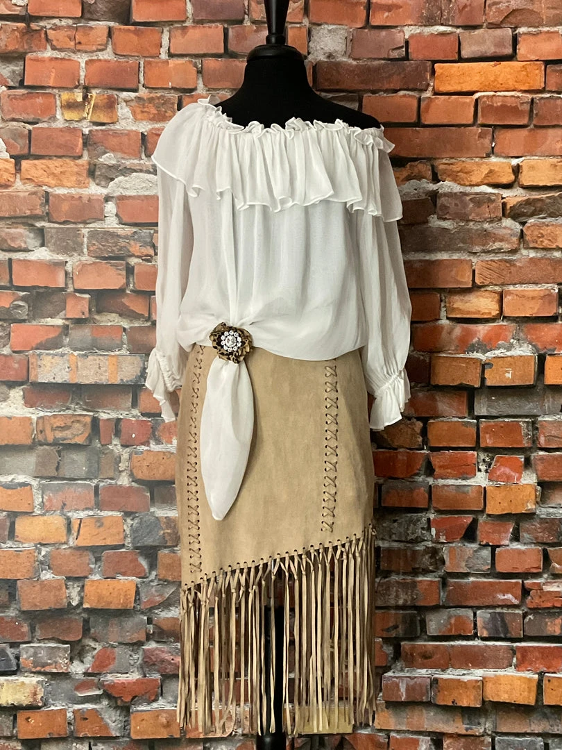 Buy โ Vintage Collection TIFFIANY'S CLOSET Flowing Ruffled (on/off The Shoulder) Tunic ๐ 5 Vintage Collection TIFFIANY'S CLOSET Flowing Ruffled (on/off The Shoulder) Tunic