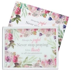New ๐งจ The Sparkling Spur Always Be Joyful, Never Stop Praying Cutting Board โ 8 The Sparkling Spur Always Be Joyful, Never Stop Praying Cutting Board