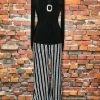 Girl On A Vine Striped Sequin Pant With A Flare!