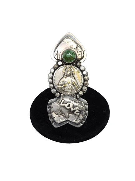 Cheap โ Kathy Sands Jewelry 3 Tier Arrow Ring W/Nickels & Turquoise Stone ๐ 3 Kathy Sands Jewelry 3 Tier Arrow Ring W/Nickels & Turquoise Stone