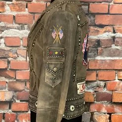 The Sparkling Spur TIFFIANY'S CLOSET Freedom Leather Jacket