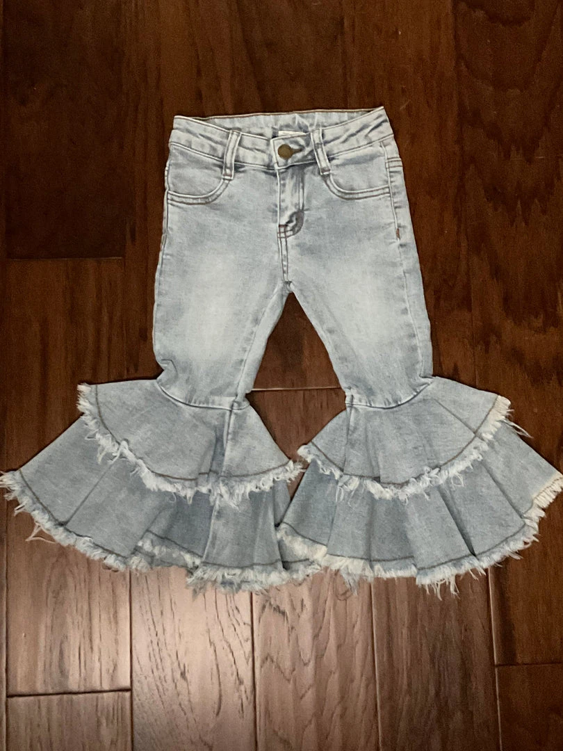 Deals โ M.L. Kids Bell Bottom ๐ Jeans Kids Of A King ๐ 4 M.L. Kids Bell Bottom Jeans Kids Of A King