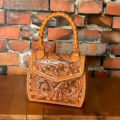 The Sparkling Spur Leather Tooled Handbag TIFFIANY'S CLOSET