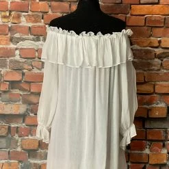 Buy โ Vintage Collection TIFFIANY'S CLOSET Flowing Ruffled (on/off The Shoulder) Tunic ๐ 6 Vintage Collection TIFFIANY'S CLOSET Flowing Ruffled (on/off The Shoulder) Tunic
