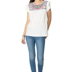 Double D Ranch Wear - Folk Foray Collection Palomita Top