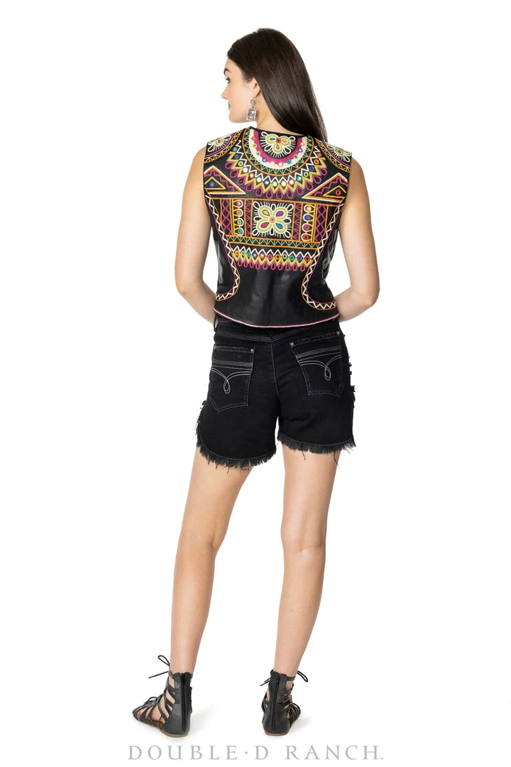 Deals 👍 Double D Ranch - Folk Foray Collection Vests Festival Of Colors Vest ⌛ 7 Double D Ranch - Folk Foray Collection Vests Festival Of Colors Vest