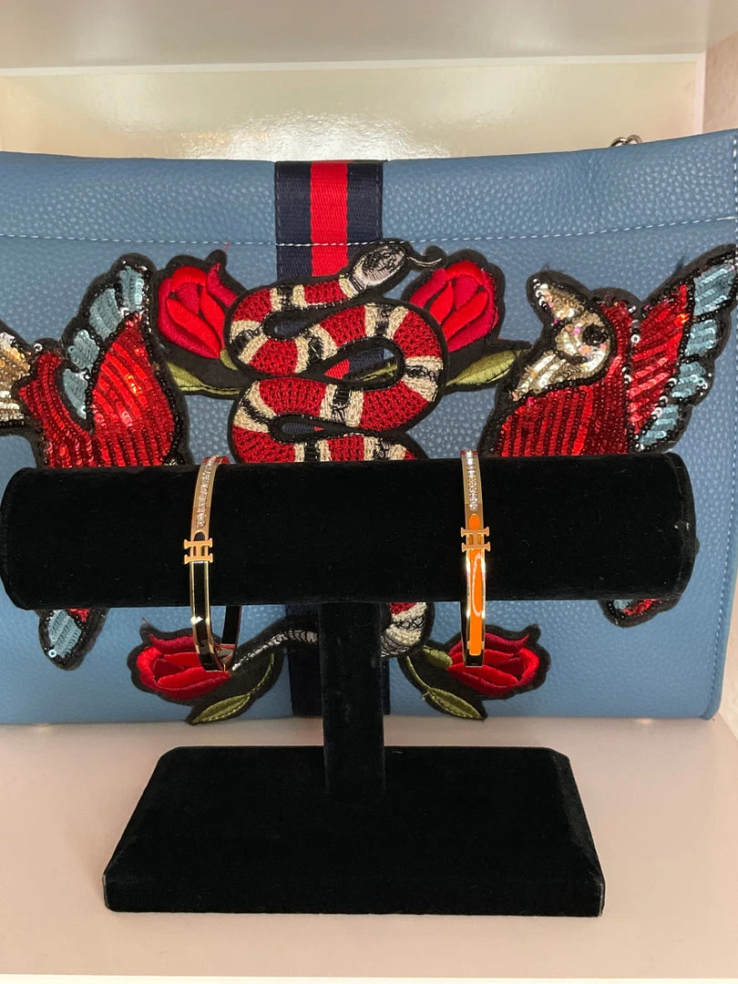 Outlet ๐ The Sparkling Spur H Bracelet W/Half Rhinestone ๐ 3 The Sparkling Spur H Bracelet W/Half Rhinestone