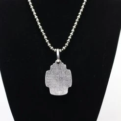 Discount ⭐ Kathy Sands Jewelry Our Father Pendent With Turquoise Stone ⭐ 7 Kathy Sands Jewelry Our Father Pendent With Turquoise Stone