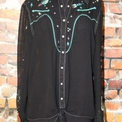 Double D Ranch - Space Cowboy Collection TIFFIANY'S CLOSET Space Cowboy Sheer Top