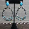 The Sparkling Spur Jewelry Sleeping Beauty Turquoise And Sterling Silver Earrings