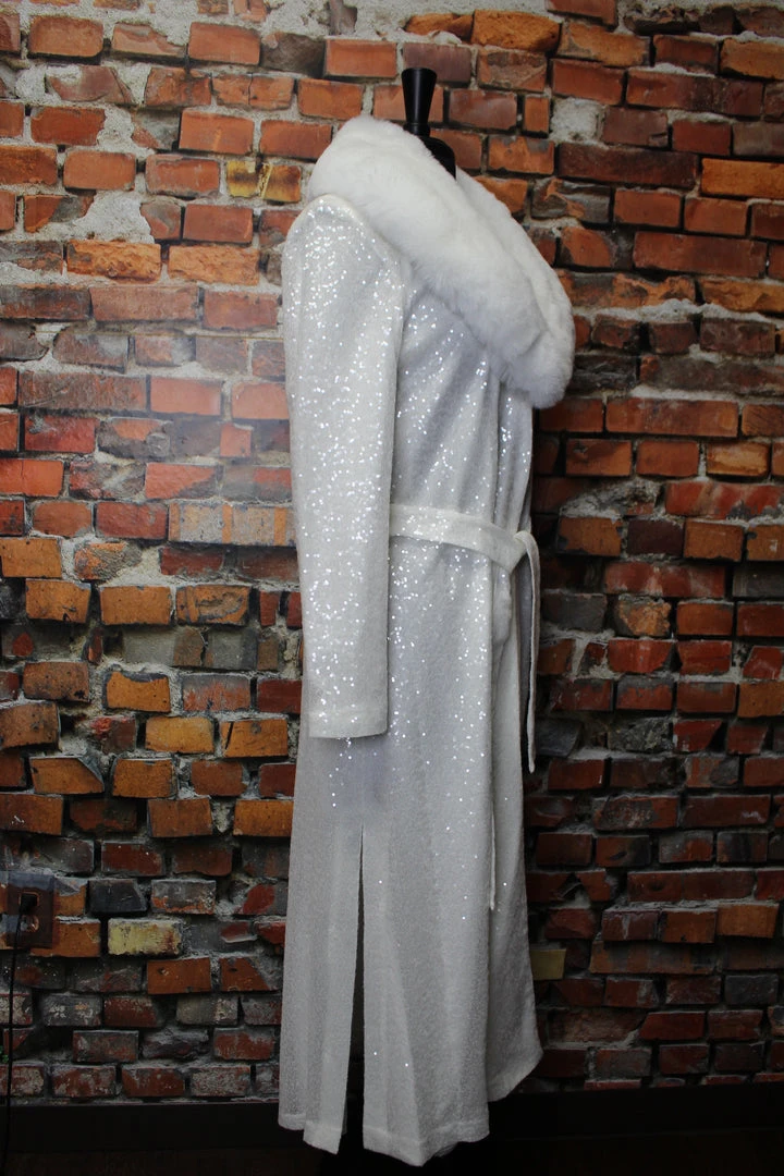 Cheapest β The Sparkling Spur Dazzling Long Sequined π§₯ Coat Jackets π 5 The Sparkling Spur Dazzling Long Sequined Coat Jackets