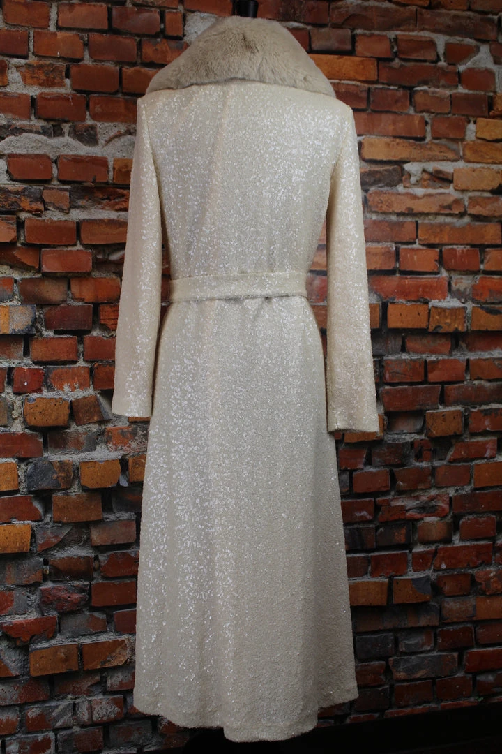 New 🔥 The Sparkling Spur Dazzling Long Sequined 🧥 Coat Jackets 🔔 5 The Sparkling Spur Dazzling Long Sequined Coat Jackets