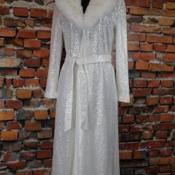 The Sparkling Spur Dazzling Long Sequined Coat Jackets