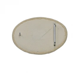 Tex’s Line XXX Large Oval Beaded Buckle With Cut Beads Accessories