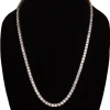The Sparkling Spur New Arrivals 24" Silver Tennis Necklace