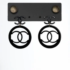 The Sparkling Spur Jewelry The Charlie Earrings Black Or Pink Round