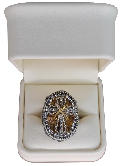 New 🔔 Mustard Seed Jewelry Cross Ring 🎉 3 Mustard Seed Jewelry Cross Ring