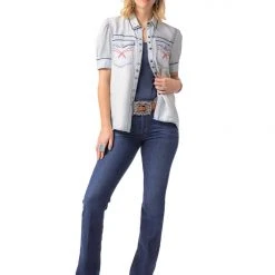 Double D Ranch - Traveling Show Collection Freedom Rider Top