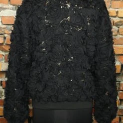 Tasha Polizzi Jackets Rosette & Leopard Jacket