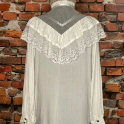 Tasha Polizzi TIFFIANY'S CLOSET Victorian Lace & Ruffle Top