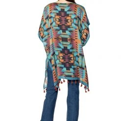 Double D Ranch Wear - Wild Horses Collection Ponchos & Dusters Saddle Up Poncho