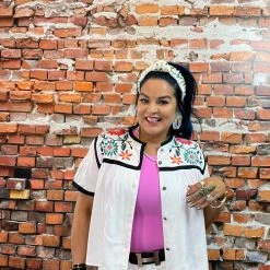 Double D Ranch Wear - Folk Foray Collection Tops Che Wa Wa Top