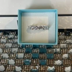 The Sparkling Spur CZ Eternity Band