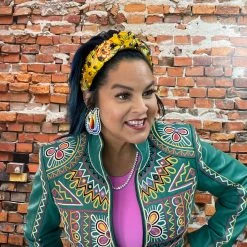 Double D Ranch - Folk Foray Collection Festival Of Colors Jacket