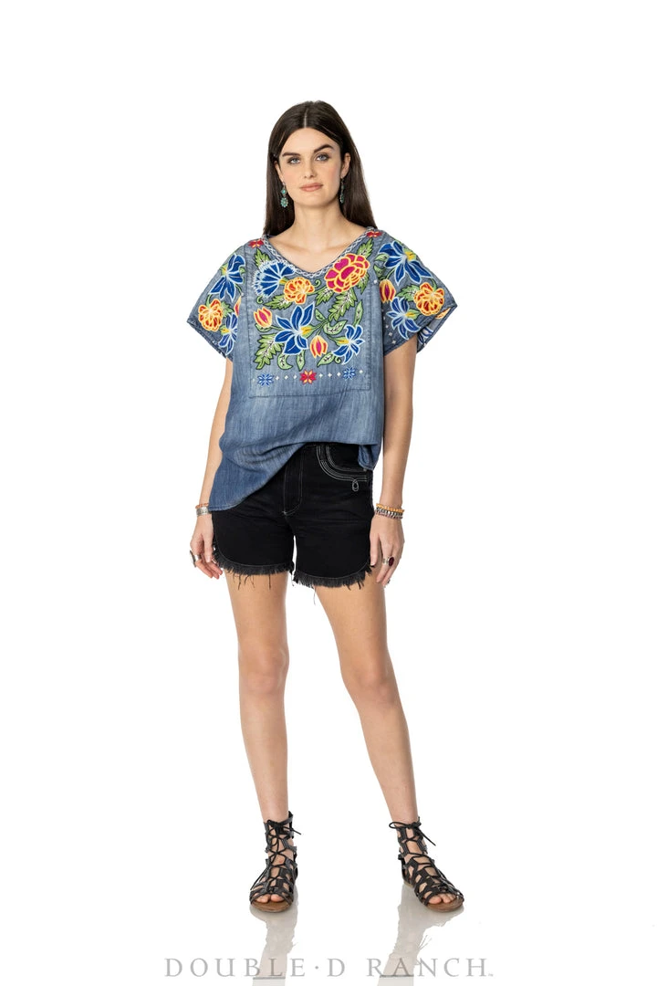 Coupon ⭐ Double D Ranch Wear - Folk Foray Collection Tops Ynez Poncho 🤩 11 Double D Ranch Wear - Folk Foray Collection Tops Ynez Poncho