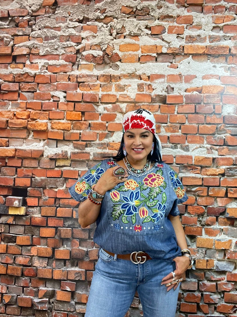 Coupon ⭐ Double D Ranch Wear - Folk Foray Collection Tops Ynez Poncho 🤩 3 Double D Ranch Wear - Folk Foray Collection Tops Ynez Poncho