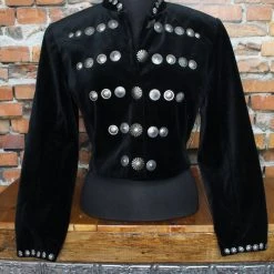 Double D Ranch Wear Cropped Velvet Jacket TIFFIANY'S CLOSET