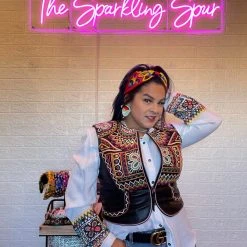 Double D Ranch - Folk Foray Collection Vests Festival Of Colors Vest