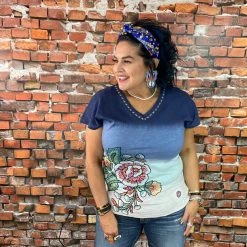 Brand new 🥰 Double D Ranch Wear - Folk Forway Collection Hope Top Tops ⌛ 15 Double D Ranch Wear - Folk Forway Collection Hope Top Tops