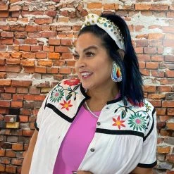 Double D Ranch Wear - Folk Foray Collection Tops Che Wa Wa Top