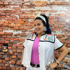 Double D Ranch Wear - Folk Foray Collection Tops Che Wa Wa Top