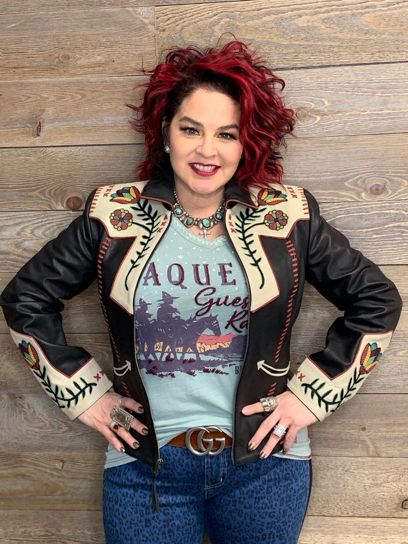 Flash Sale ❤️ Double D Ranch Wear Vaquero Guest Ranch Tee Tops 🥰 8 Double D Ranch Wear Vaquero Guest Ranch Tee Tops