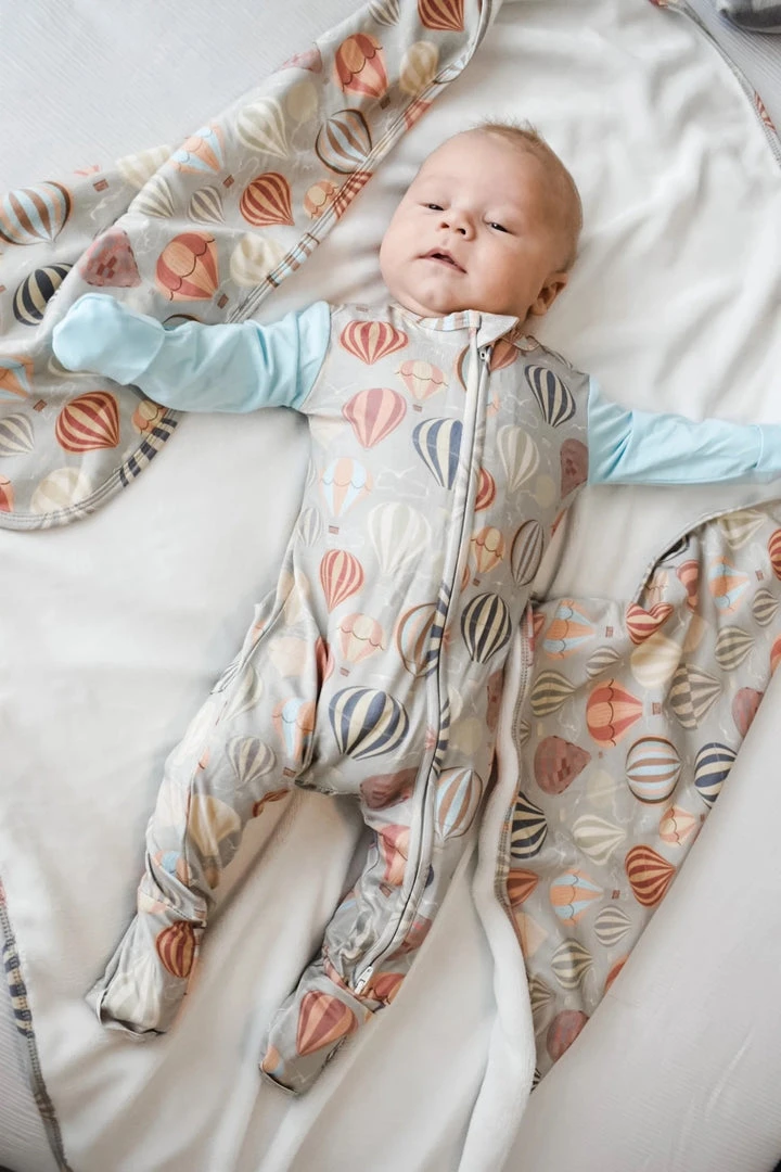 Cheap π― The Sparkling Spur Kids Of A King Hot Air Balloon Zip Footie π 3 The Sparkling Spur Kids Of A King Hot Air Balloon Zip Footie