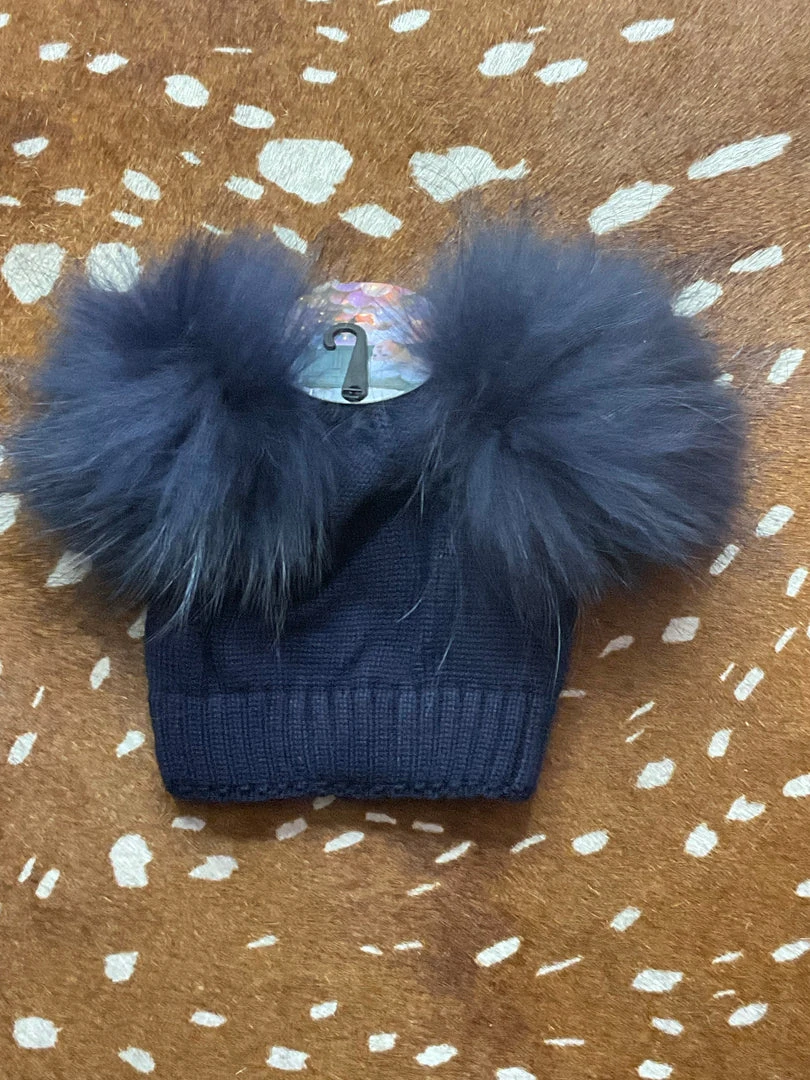 Best reviews of β€οΈ Maniere Kid's Hats Double Raccoon Fur Baby Pom Beanie 𧨠3 Maniere Kid's Hats Double Raccoon Fur Baby Pom Beanie