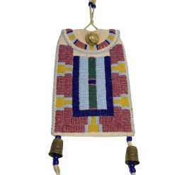 The Sparkling Spur Beaded Pouch W/thimble And Military Style Button Accessories