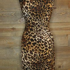 Cache Leopard Dress