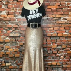 The Sparkling Spur Miss Nancy Sequin Skirt