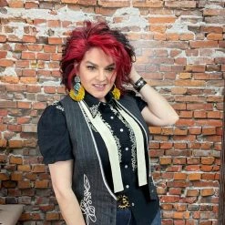 Best Sale ๐ Double D Ranch Wear - Maria Collection Bank Teller Vest Vests โญ 11 Double D Ranch Wear - Maria Collection Bank Teller Vest Vests